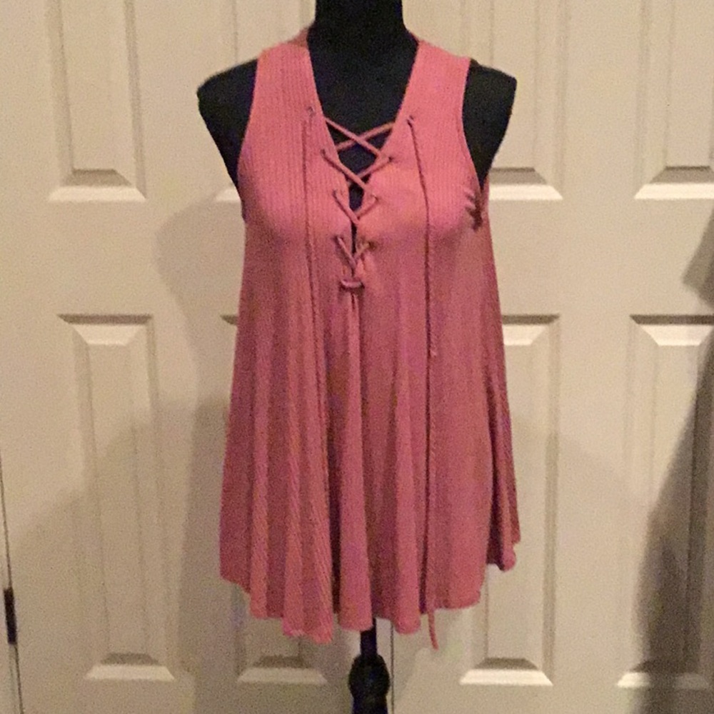 Kris Kross Tie Front Top